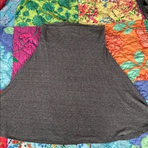 Lularoe gray Azure skirt size medium